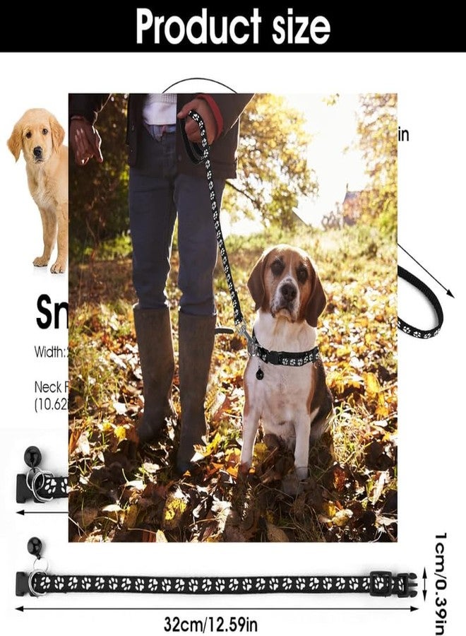 KittuPet طقم طوق ومقود للكلاب من Kittupet، قطعة واحدة، مصنوع من النايلون، قابل للتعديل، مناسب للكلاب الصغيرة والمتوسطة والكبيرة، للتدريب على المشي. - Image 4